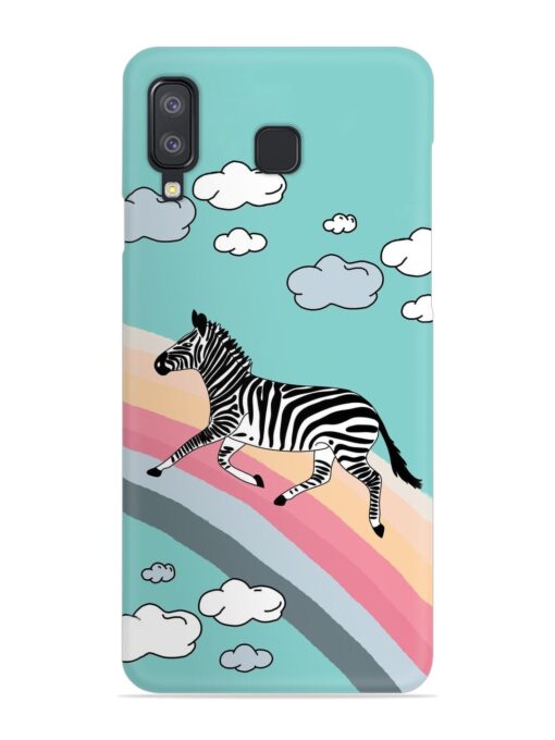 Running Zebra Snap Case for Samsung Galaxy A8 Star