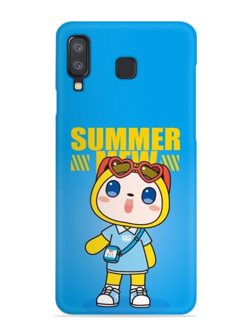 Summer Mew Cartoon Snap Case for Samsung Galaxy A8 Star