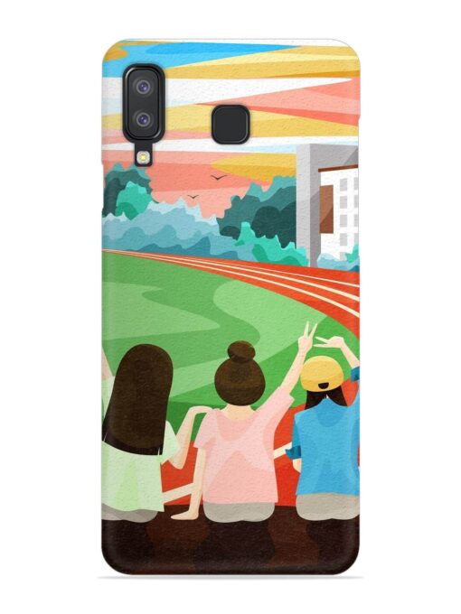 School Playground Snap Case for Samsung Galaxy A8 Star