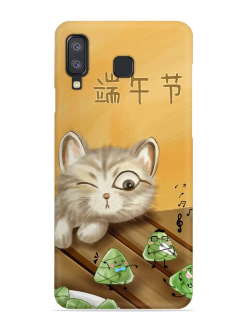 Cat Scorpion Dancing Snap Case for Samsung Galaxy A8 Star