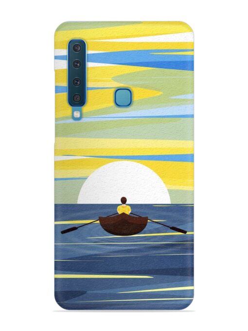 Rowing Person Ferry Paddle Snap Case for Samsung Galaxy A9 (2018)