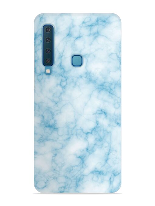 Blue White Natural Marble Snap Case for Samsung Galaxy A9 (2018) Zapvi