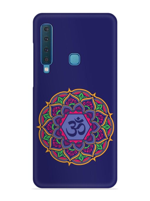 Om Mandala Art Blue Snap Case for Samsung Galaxy A9 (2018) Zapvi