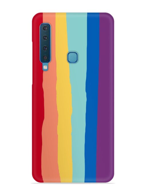 Rainbow Genuine Liquid Snap Case for Samsung Galaxy A9 (2018) Zapvi