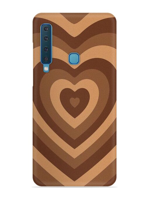 Brown Heart Snap Case for Samsung Galaxy A9 (2018)