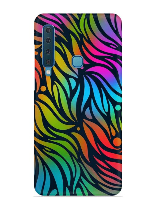 Abstract Leaf Design Snap Case for Samsung Galaxy A9 (2018) Zapvi