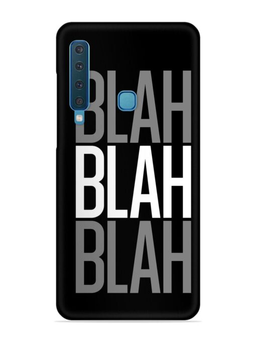 Blah Blah Blah Wallpaper Snap Case for Samsung Galaxy A9 (2018)