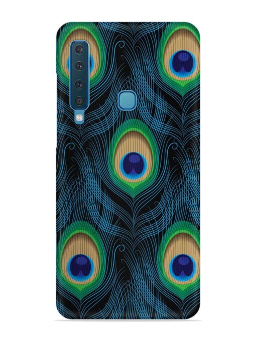 Seamless Pattern Peacock Snap Case for Samsung Galaxy A9 (2018) Zapvi