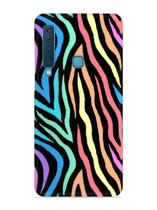 Colorful Abstract Zebra Snap Case for Samsung Galaxy A9 (2018) Zapvi