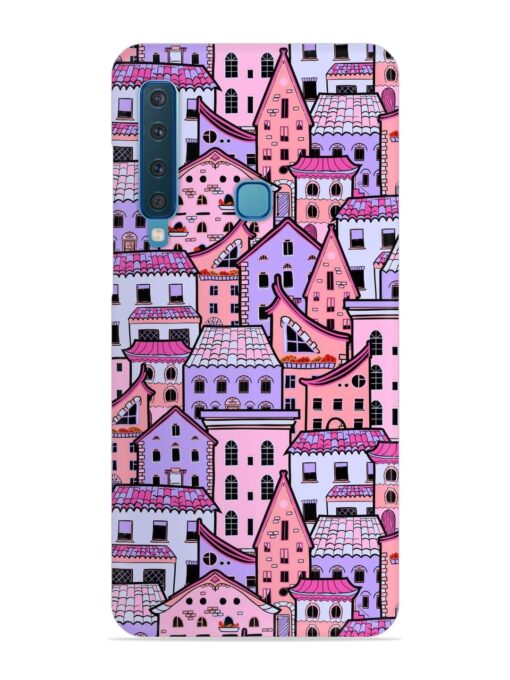 Seamless Pattern Houses Snap Case for Samsung Galaxy A9 (2018) Zapvi