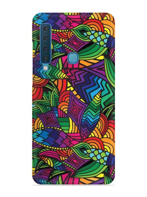 Abstract Multicolor Seamless Snap Case for Samsung Galaxy A9 (2018) Zapvi