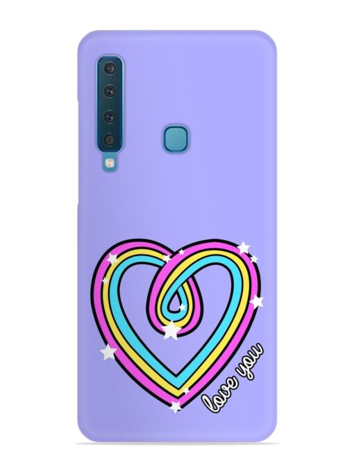 Colorful Rainbow Heart Snap Case for Samsung Galaxy A9 (2018)