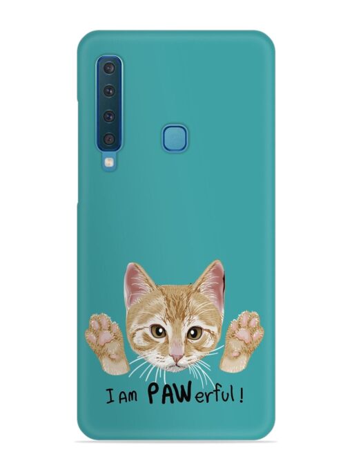 Typography Slogan Cat Snap Case for Samsung Galaxy A9 (2018)