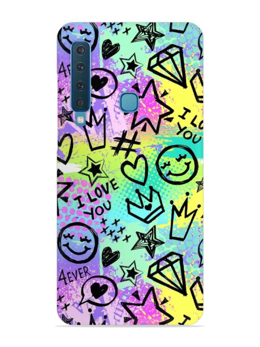 Bright Seamless Pattern Snap Case for Samsung Galaxy A9 (2018) Zapvi