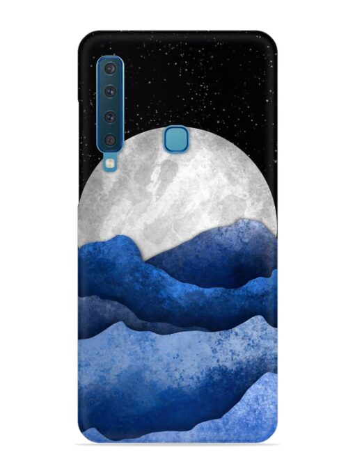 Full Moon Mountain Vector Snap Case for Samsung Galaxy A9 (2018) Zapvi