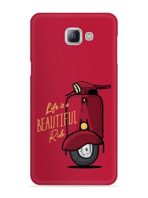 Life Is Beautiful Rides Snap Case for Samsung Galaxy A9 Pro Zapvi