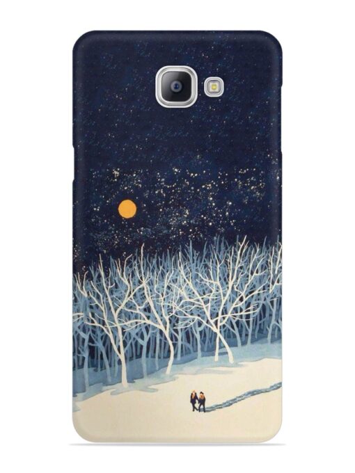 Full Moon Snowshoe Tour Snap Case for Samsung Galaxy A9 Pro Zapvi