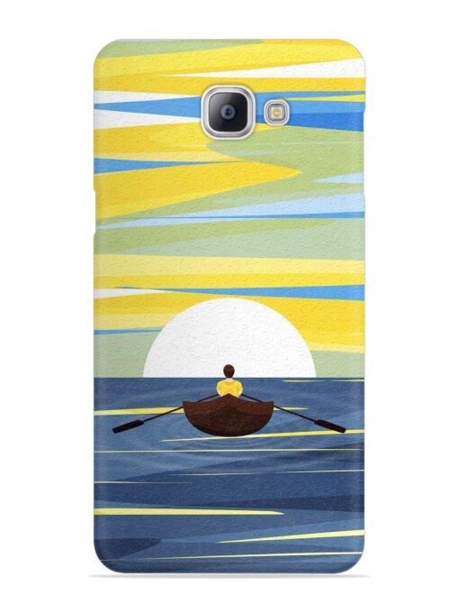 Rowing Person Ferry Paddle Snap Case for Samsung Galaxy A9 Pro Zapvi