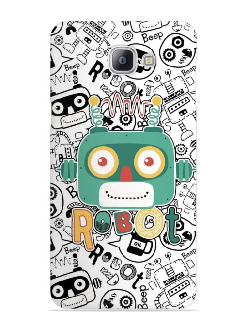 Robot Modern Seamless Pattern Snap Case for Samsung Galaxy A9 Pro