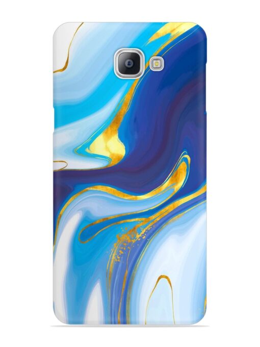 Watercolor Background With Golden Foil Snap Case for Samsung Galaxy A9 Pro