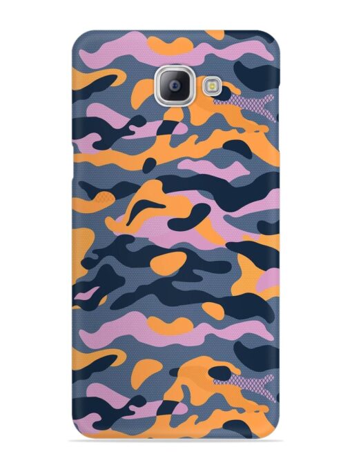 Camouflage Army Military English Orange Art Snap Case for Samsung Galaxy A9 Pro