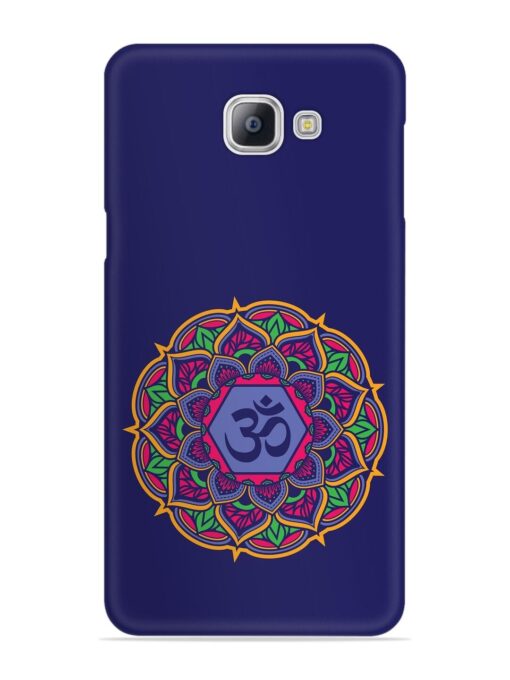 Om Mandala Art Blue Snap Case for Samsung Galaxy A9 Pro