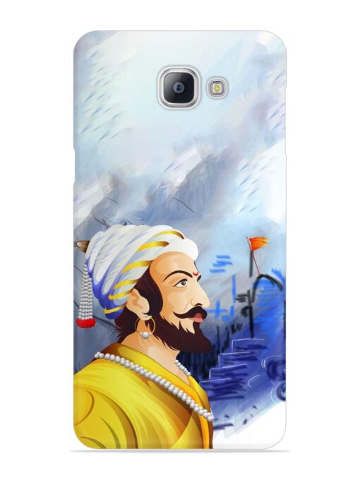 Shivaji Maharaj Color Paint Art Snap Case for Samsung Galaxy A9 Pro