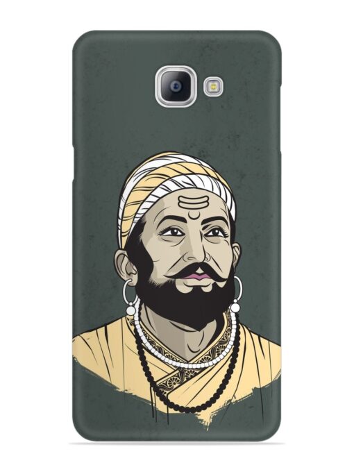 Shivaji Maharaj Vector Art Snap Case for Samsung Galaxy A9 Pro