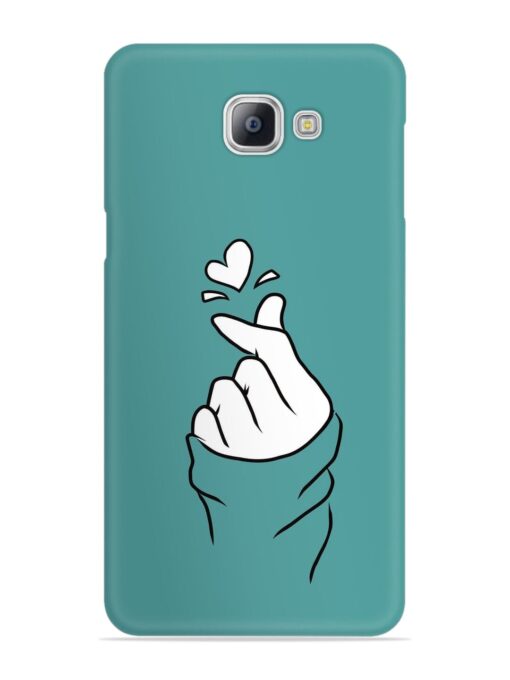 Korean Heart Sign Art Snap Case for Samsung Galaxy A9 Pro Zapvi