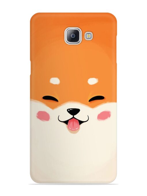 Cute Dog Face Vector Snap Case for Samsung Galaxy A9 Pro