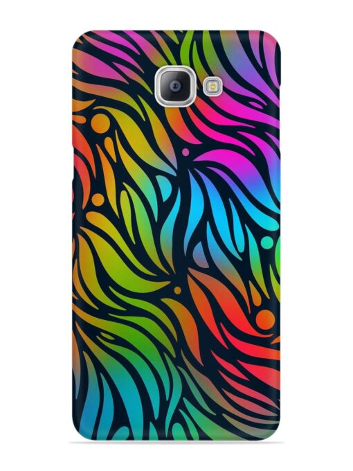 Abstract Leaf Design Snap Case for Samsung Galaxy A9 Pro Zapvi