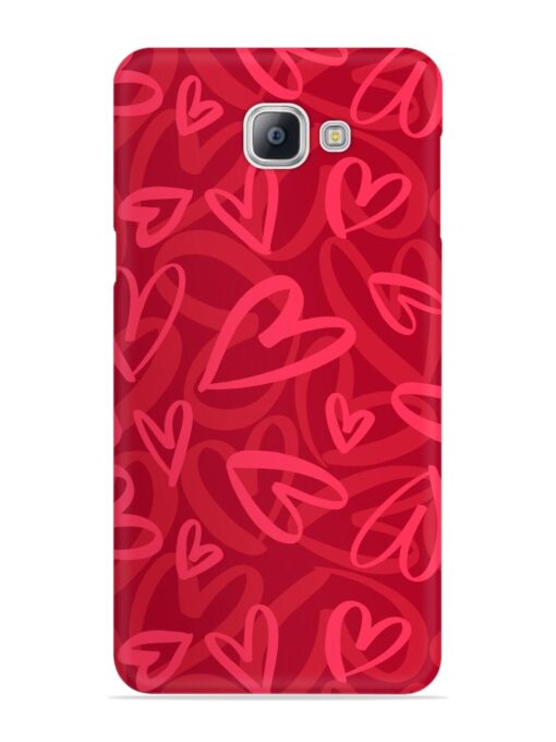 Seamless Romantic Pattern Snap Case for Samsung Galaxy A9 Pro