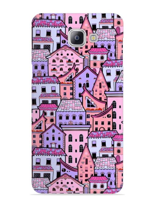 Seamless Pattern Houses Snap Case for Samsung Galaxy A9 Pro