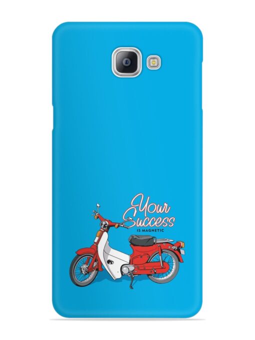 Motorcycles Image Vector Snap Case for Samsung Galaxy A9 Pro