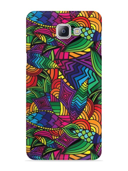 Abstract Multicolor Seamless Snap Case for Samsung Galaxy A9 Pro Zapvi