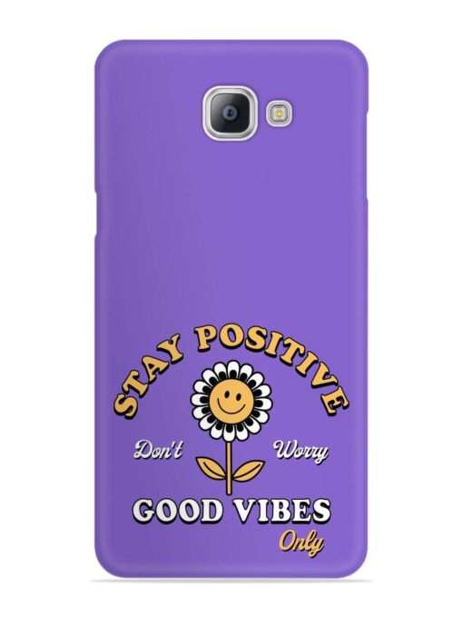 Retro Positive Flower Snap Case for Samsung Galaxy A9 Pro