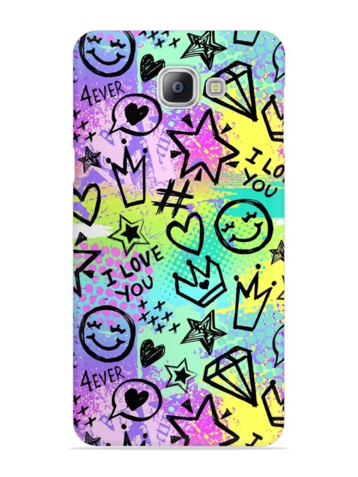 Bright Seamless Pattern Snap Case for Samsung Galaxy A9 Pro Zapvi