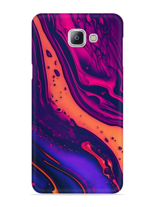 Fluid Blue Pink Art Snap Case for Samsung Galaxy A9 Pro Zapvi