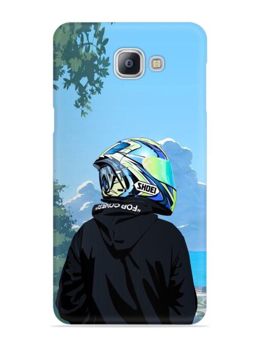 Rider With Helmet Snap Case for Samsung Galaxy A9 Pro