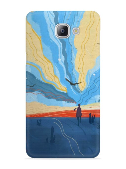 Minimal Abstract Landscape Snap Case for Samsung Galaxy A9 Pro