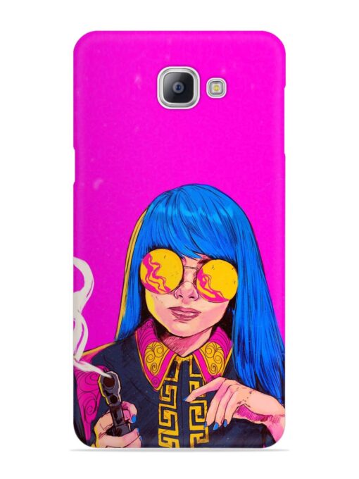 Aesthetic Anime Girl Snap Case for Samsung Galaxy A9 Pro