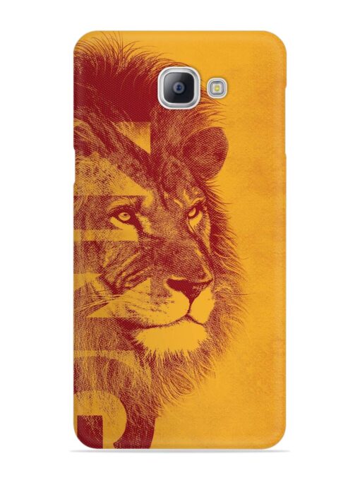 Gold Lion Crown Art Snap Case for Samsung Galaxy A9 Pro