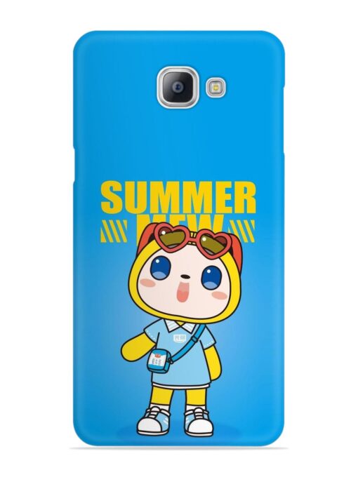 Summer Mew Cartoon Snap Case for Samsung Galaxy A9 Pro