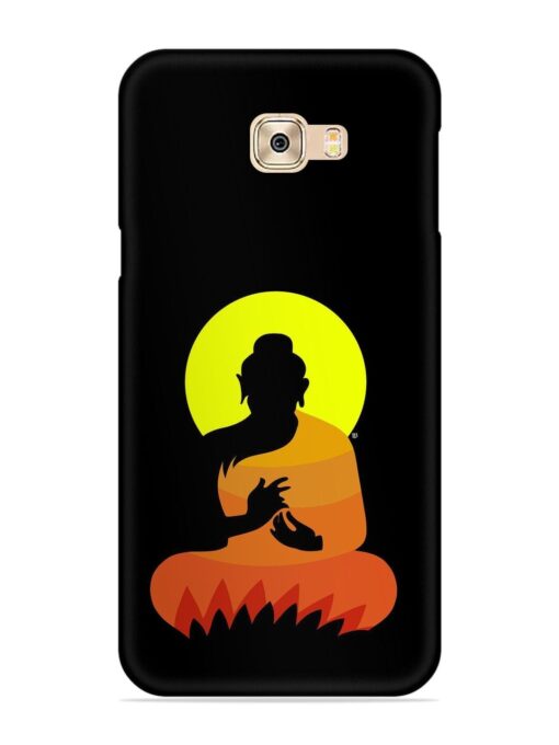 Buddha Art Black Snap Case for Samsung Galaxy C7 Pro Zapvi