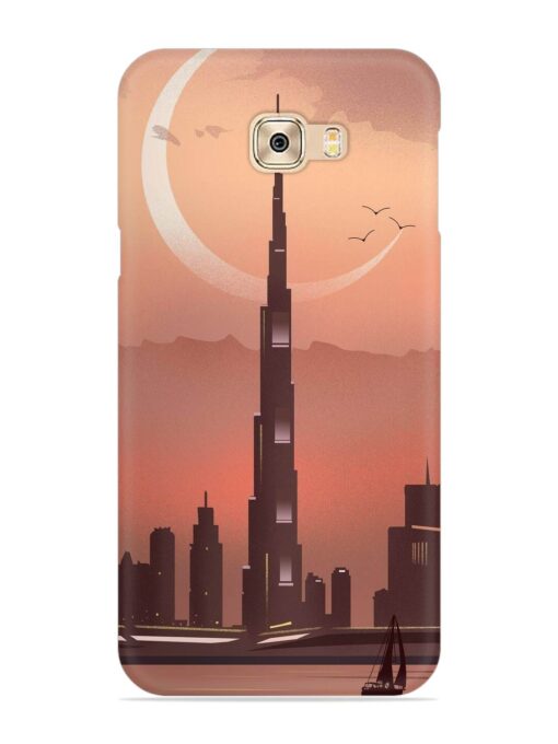 Landmark Burj Khalifa Snap Case for Samsung Galaxy C7 Pro Zapvi