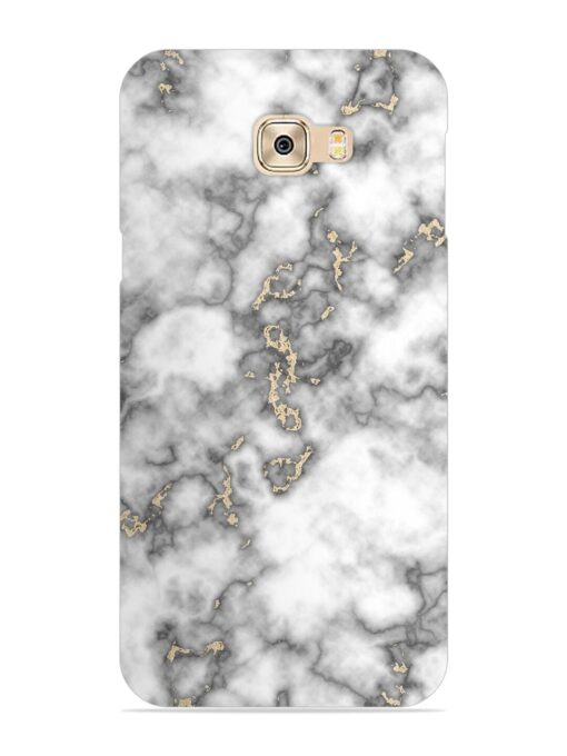 Gray And Gold Marble Snap Case for Samsung Galaxy C7 Pro Zapvi