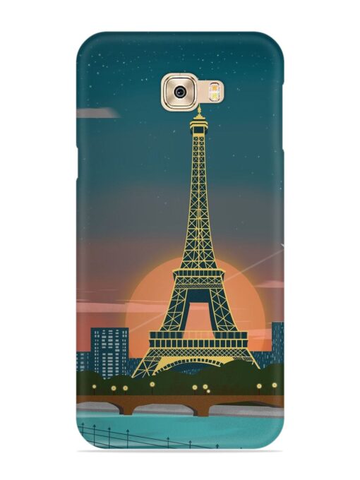 Scenery Architecture France Paris Snap Case for Samsung Galaxy C7 Pro Zapvi