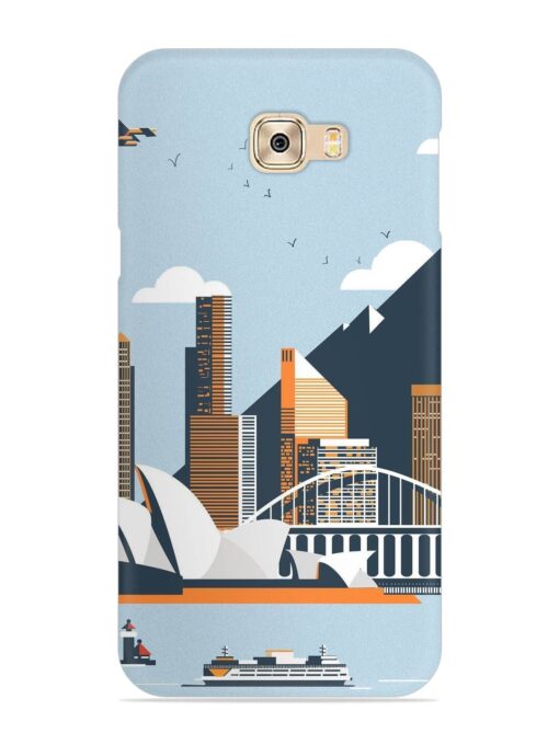 Sydney Opera Landscape Snap Case for Samsung Galaxy C7 Pro Zapvi