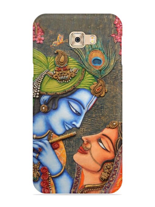 Lord Radha Krishna Flute Art Snap Case for Samsung Galaxy C7 Pro