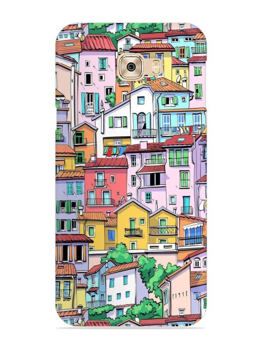 Europe Old Town Snap Case for Samsung Galaxy C7 Pro